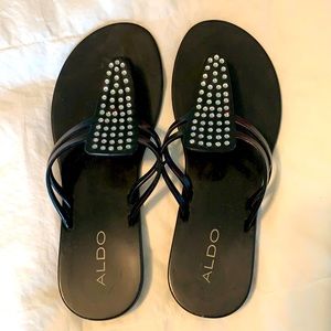 Aldo black sandals
